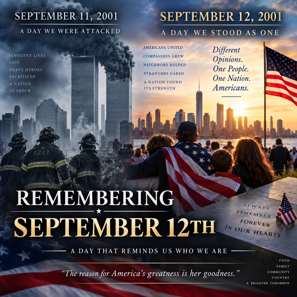 Remembering September 12th: The Day America Stood as One